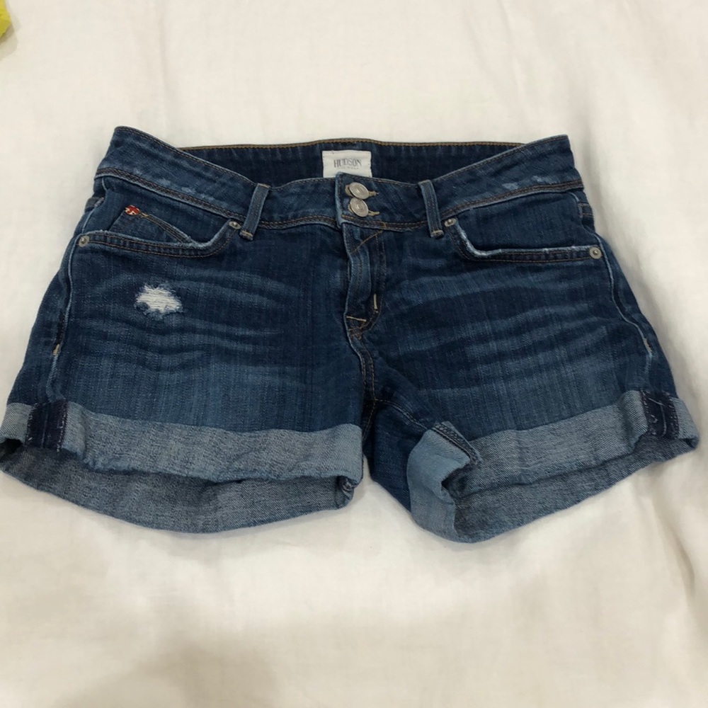 Hudson Croxley Mid Thigh Jean Short